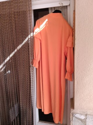 Vestido largo Nara naranja talla única