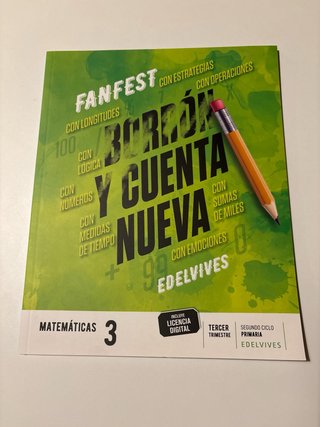 Matemáticas 3, Segundo Ciclo Primaria, FanFest