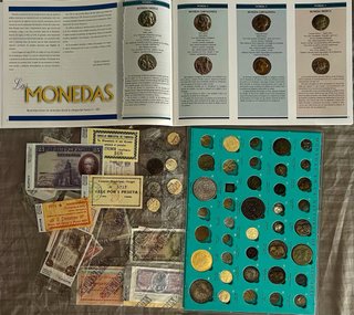 Colección Billetes y Monedas Historia Alicante
