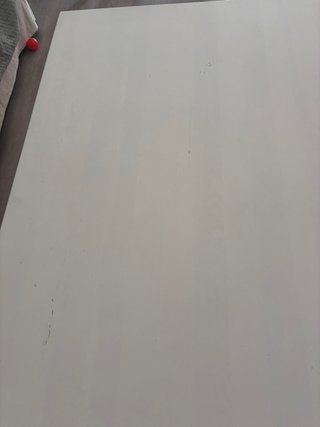 Mesa de centro IKEA Havsta blanca.
