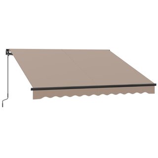 Tenda da sole a bracci articolati con manovella regolabile