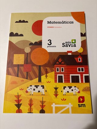 Matemáticas, 3 Primaria Más Savia