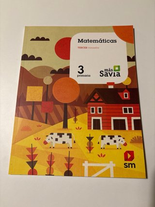 Matemáticas, 3 Primaria Más Savia