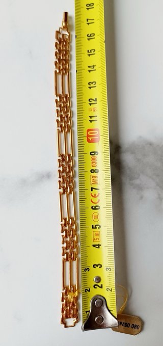 Pulsera chapado oro eslabones Phanter