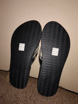 Chanclas Sloook Mujer Negro/Plata