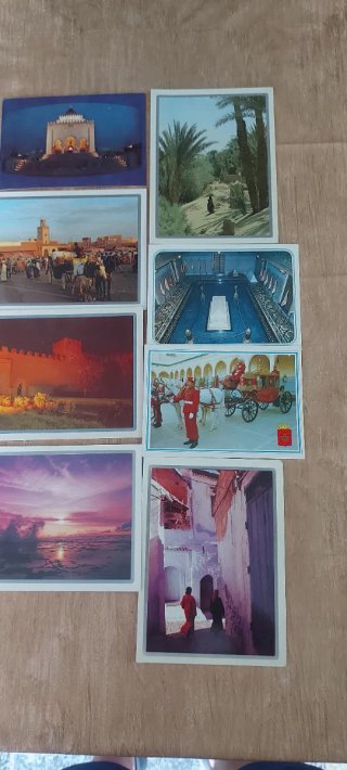 Lote Postales Marruecos 1980s