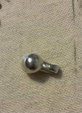 Colgante Plata Perla y Circonitas