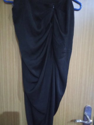 Falda negra talla S