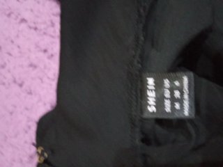 Falda negra talla S