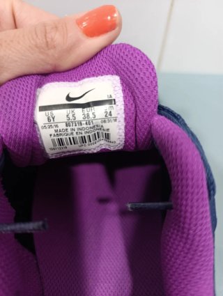 Deportivas Nike Azul y Rosa