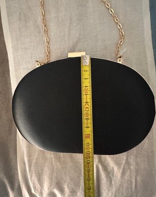 Pochette rigida Primark nera e oro