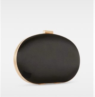 Pochette rigida Primark nera e oro