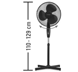 Ventilador Trotec TVE 18 S 50W Negro