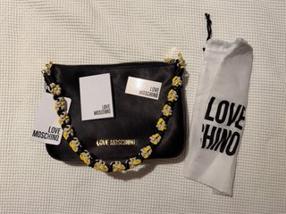 Bolso Love Moschino Negro Nuevo con Etiquetas