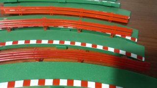 Scalextric arcen Curva R2 + Barandillas (8 piezas)