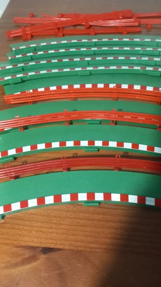 Scalextric arcen Curva R2 + Barandillas (8 piezas)