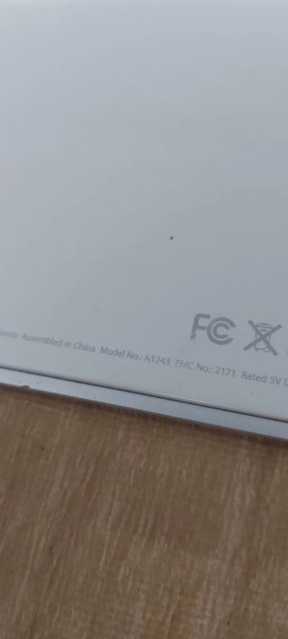 Teclado Apple Plata y Blanco (LEER)