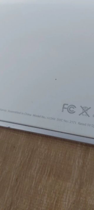 Teclado Apple Plata y Blanco (LEER)