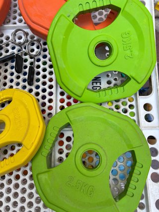 Dischi Body Pump per Palestra (1,25kg, 2,5kg, 5kg)