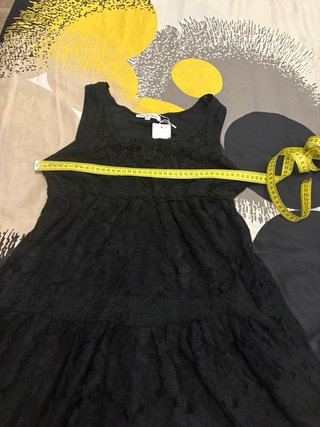Vestido negro de encaje Choklate
