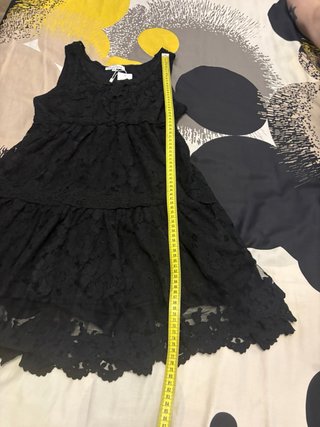 Vestido negro de encaje Choklate