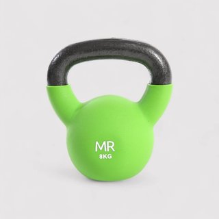 Kettlebell in neoprene 8 kg per esercizi di forza e