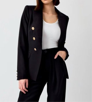 Blazer doppiopetto ATTENTIF PARIS nero