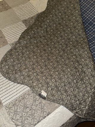 Colcha y funda cojín patchwork