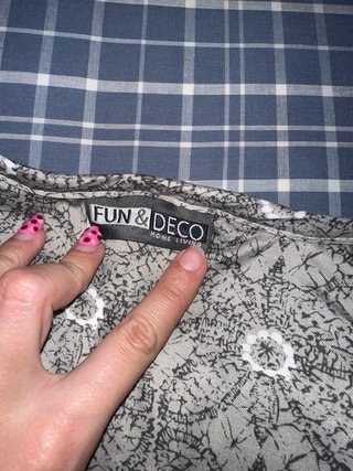 Colcha y funda cojín patchwork