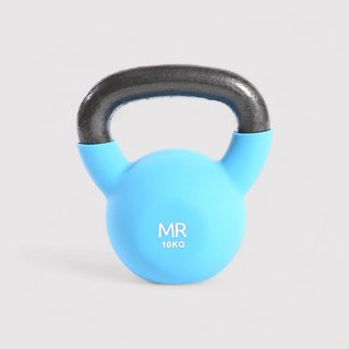 Kettlebell in neoprene 10 kg per esercizi di forza e