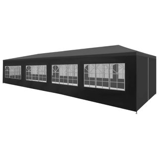 Tenda per Feste 3x12 m Antracite · Plastica · Tende
