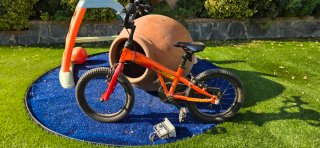 Bicicleta infantil Monty naranja