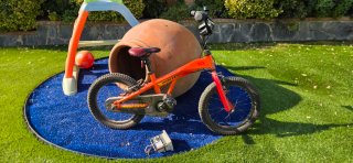 Bicicleta infantil Monty naranja