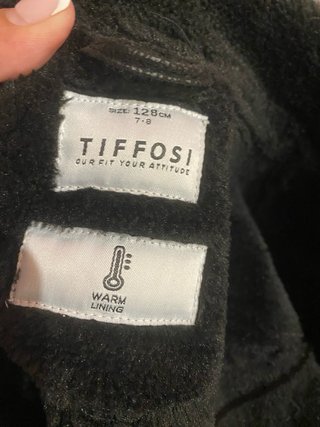 Chaqueta infantil Tiffosi efecto borreguito