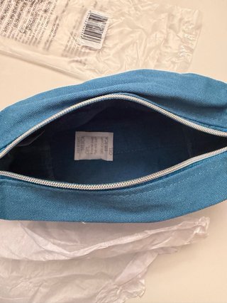 Pochette Maliparmi blu e bianca