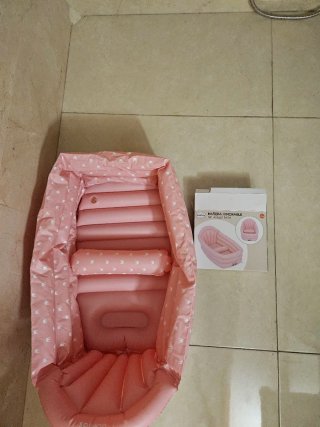 Bañera hinchable Olmitos rosa