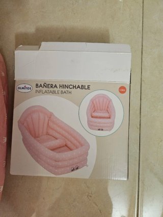 Bañera hinchable Olmitos rosa