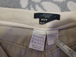 Weekend Max Mara Pantaloni Lino Beige