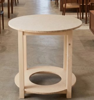 Mesa camilla redonda madera