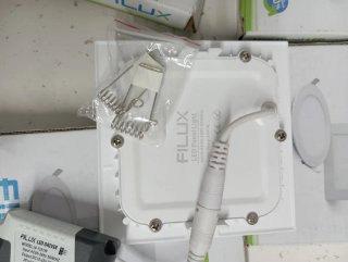 4 Focos LED FILUX 6W Empotrables