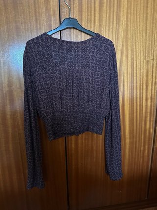 Blusa granate Pull&Bear talla M