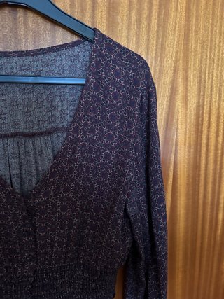 Blusa granate Pull&Bear talla M