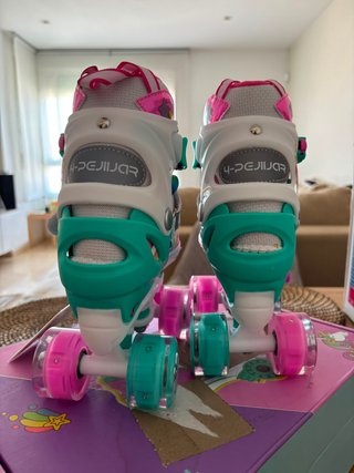 Patines Unicornio Ajustables Niña/Niño T 30-33