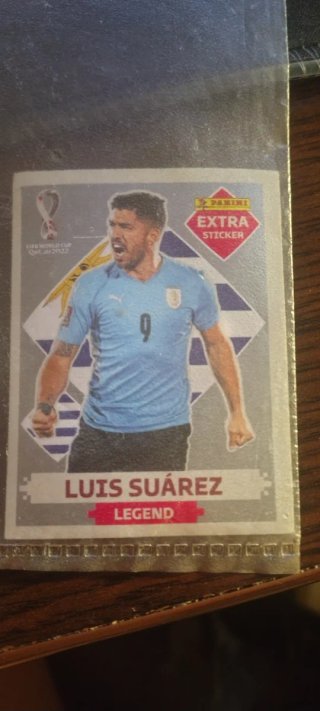 Sticker Extra Luis Suárez Mundial 2022