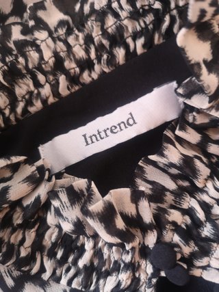 Vestido Intrend Negro/Beige Talla L