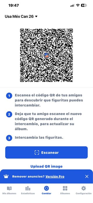 Cambio cromos