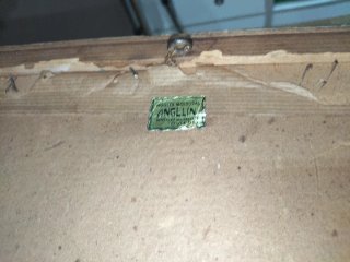 Litografía con marco en Madera