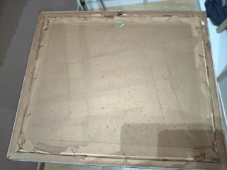 Litografía con marco en Madera