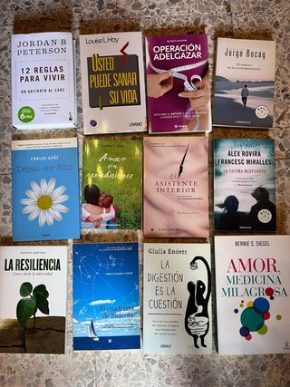 Lote de 12 libros como “Amor sin condiciones”