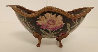 CENTRO DE MESA PORCELANA SATSUMA DE HONG KONG